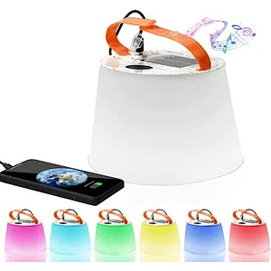Ztarx Dual Bluetooth Speaker Inflatable Multifunctional Camping Light
