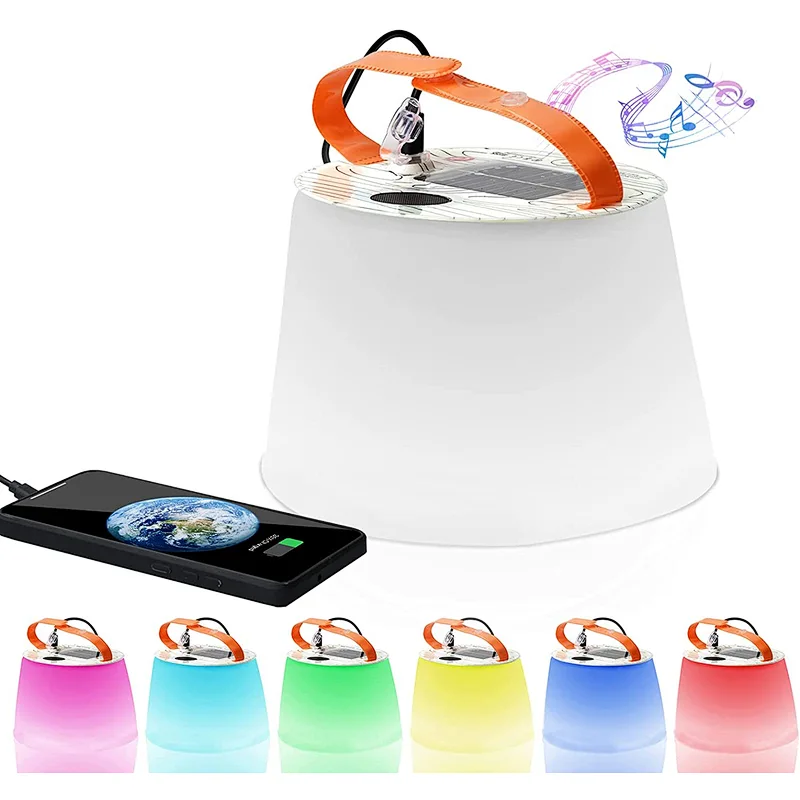 Ztarx Dual Bluetooth Speaker Inflatable Multifunctional Camping Light