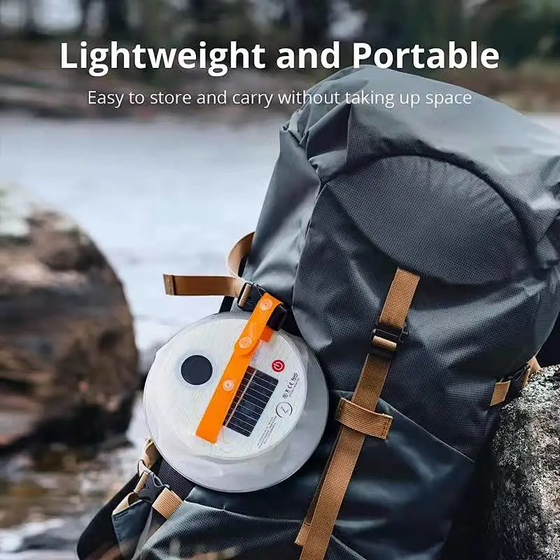 Factory patent Inflatable Solar Camping Lantern bluetooth solar Speaker