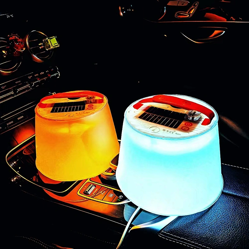 Ztarx Dual Bluetooth Speaker Inflatable Multifunctional Camping Light