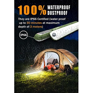 Ztarx Solar & USB Charging Built-in Battery Inflatable LED Tube Camping Light