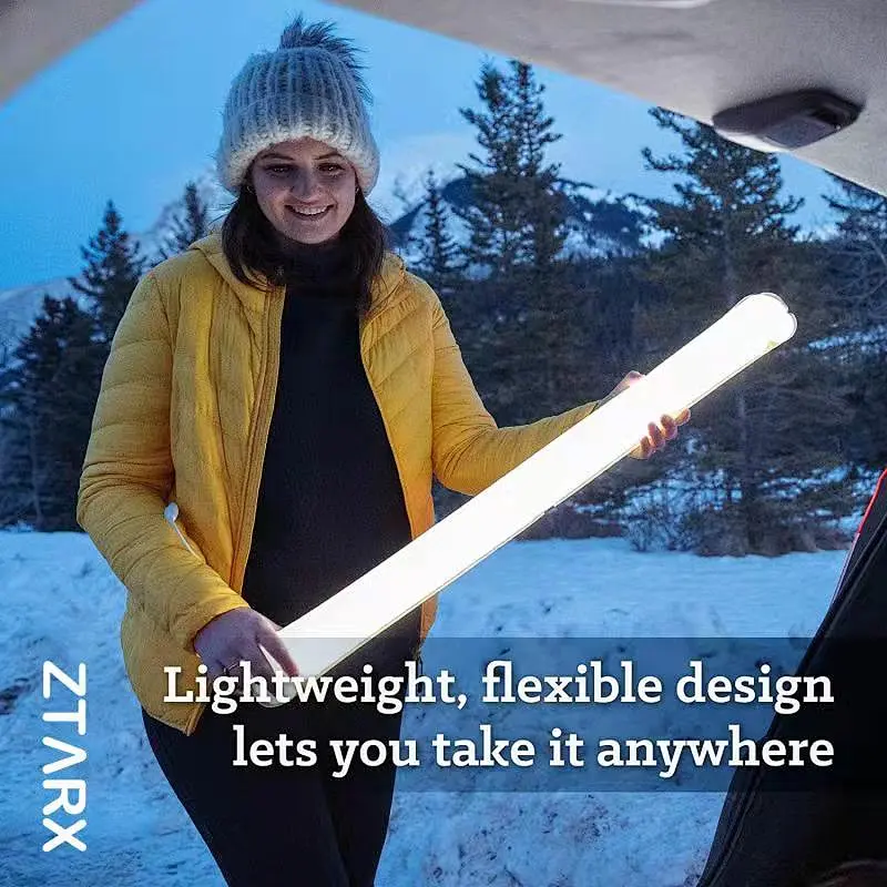 Ztarx USB Charging Built-in Battery Inflatable LED Tube Camping Light