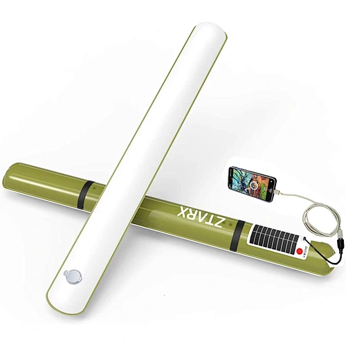 Ztarx Solar & USB Charging Built-in Battery Inflatable LED Tube Camping Light