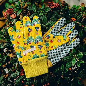 Wholesale Kids Safety Cotton Knitting Gardening Gloves