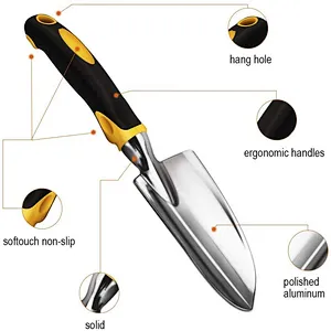 Garden Tool Set for Gardener - 5 PCS (Trowel, Transplanter, Cultivator, Weeder, Weeding Fork)