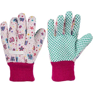 Wholesale Kids Safety Cotton Knitting Gardening Gloves