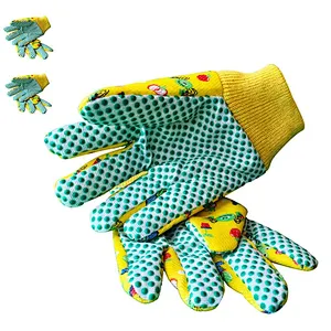 Wholesale Kids Safety Cotton Knitting Gardening Gloves