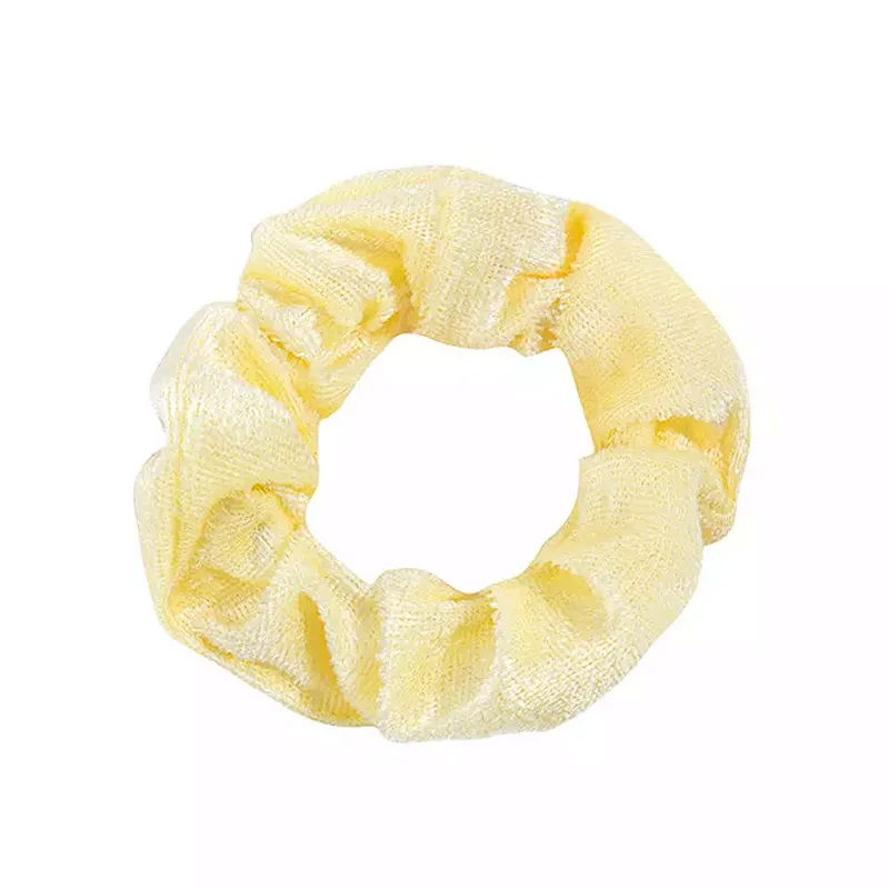 wholesale velvet hair scrunchies Solid color large intestine hair bands simple and versatile hair accessories