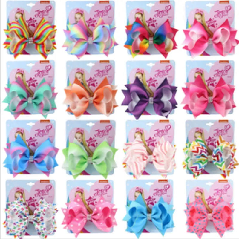 New Children's Jewelry Hot Sale Ribbed With Six Ears Bow Hairpin Headgear