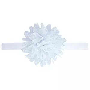 9cm Blended Gauze Headband With Large Flowers For Baby Girls Kids Hair Band Accessories