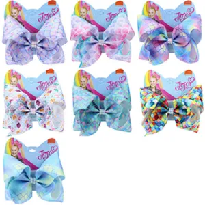 School Season Hot selling Purple Children's Bow Princess Hair Clip