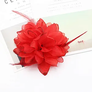 Wholesale Kids Cute Flower Customized Artificial Flower Headband Hair Bands For Children