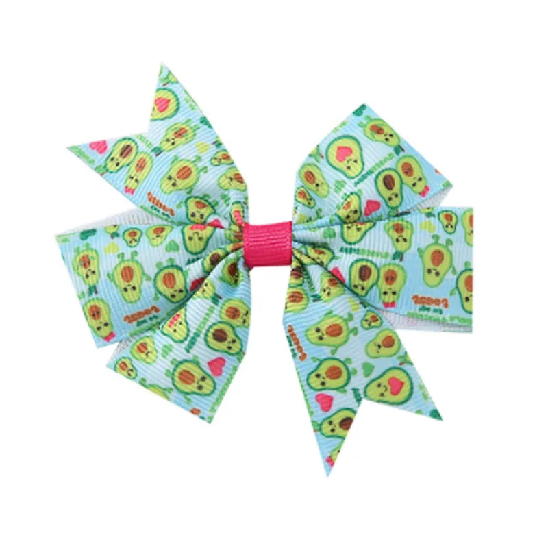 New Children's Jewelry Hot Sale Ribbed With Six Ears Bow Hairpin Headgear