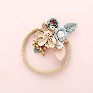 Hot Sale Fashion Hair Accessories New Design Hair Band Fancy Latest Flower Hairbands Designs