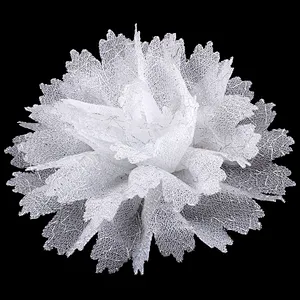 10 colors stock wholesale diy child hair bow with hairpin curling satin fabric flower ribbon bow