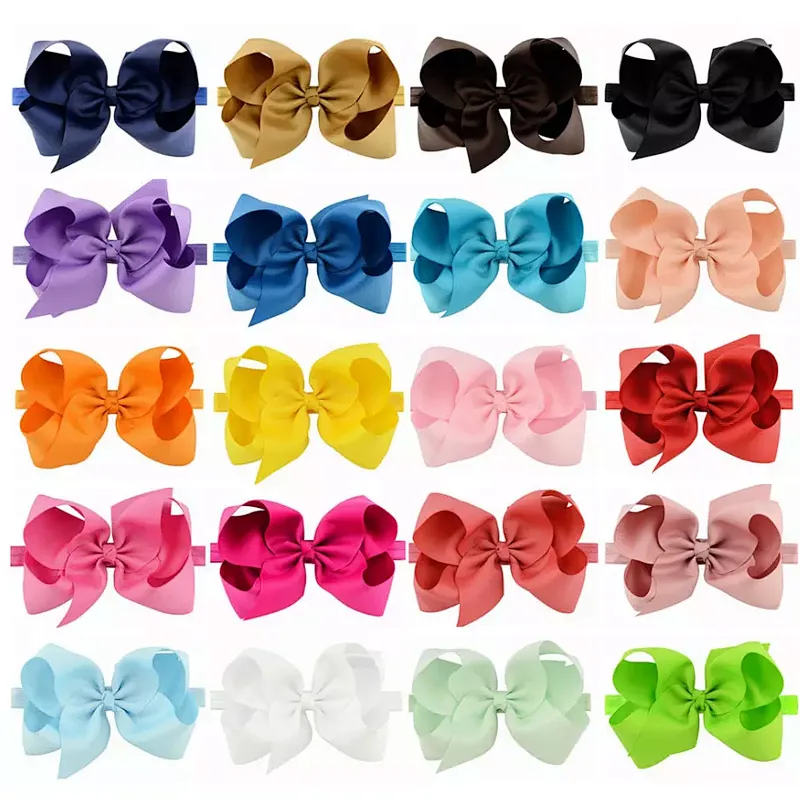 20pcs Baby Girls Hair Bows Headbands 6