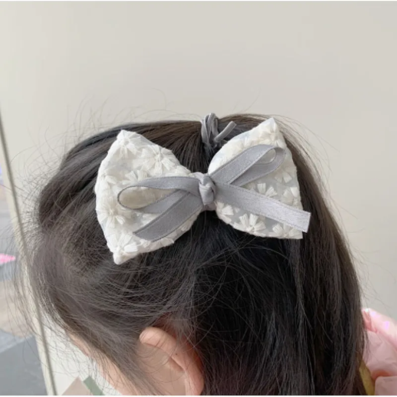 Children's  sweet bow spring headwear girl  clothing accessories princess hair accessories