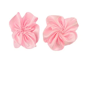 New handmade satin fabric three-dimensional rose flower  flower clothing accessories