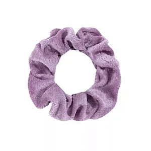 wholesale velvet hair scrunchies Solid color large intestine hair bands simple and versatile hair accessories