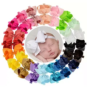 20pcs Baby Girls Hair Bows Headbands 6