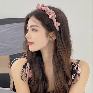 Bow knot super fairy headband summer  hair travel French high skull top autumn and winter forest