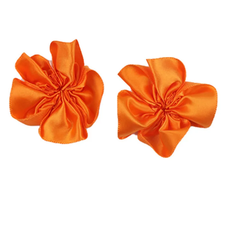 New handmade satin fabric three-dimensional rose flower  flower clothing accessories