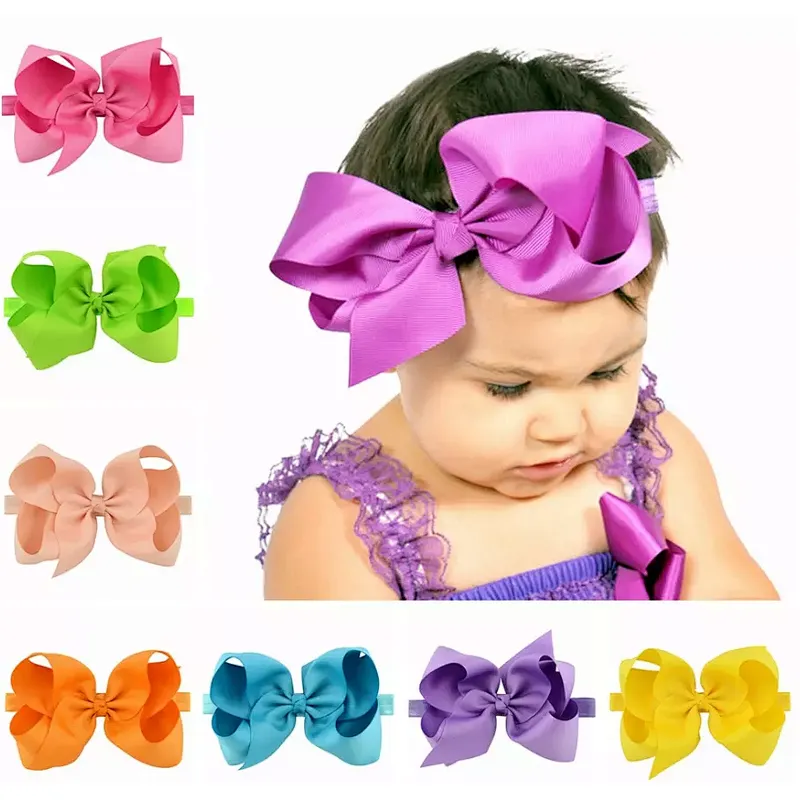 20pcs Baby Girls Hair Bows Headbands 6