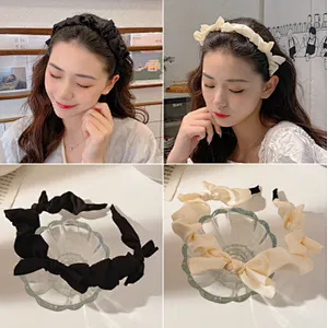 Bow knot super fairy headband summer  hair travel French high skull top autumn and winter forest