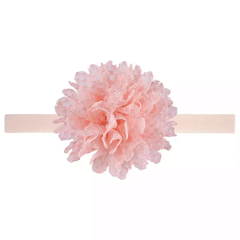 9cm Blended Gauze Headband With Large Flowers For Baby Girls Kids Hair Band Accessories