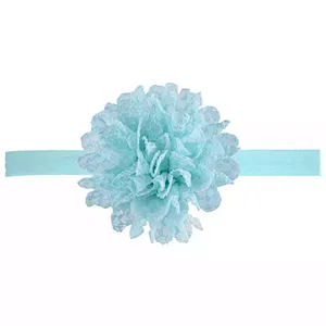 9cm Blended Gauze Headband With Large Flowers For Baby Girls Kids Hair Band Accessories