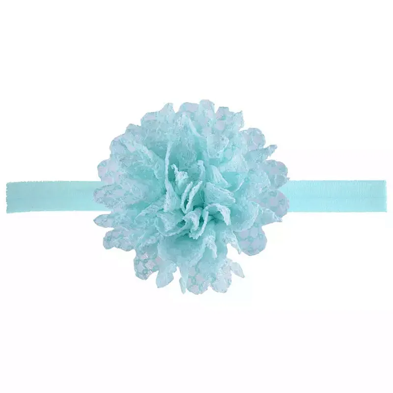 9cm Blended Gauze Headband With Large Flowers For Baby Girls Kids Hair Band Accessories