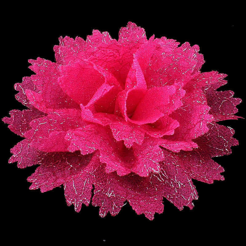 10 colors stock wholesale diy child hair bow with hairpin curling satin fabric flower ribbon bow