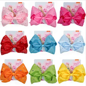 Rainbow Solid Color Children's European and American Style Princess Hair Clip