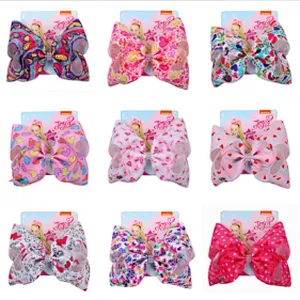 New pink and tender bow flower hairpin for the school season