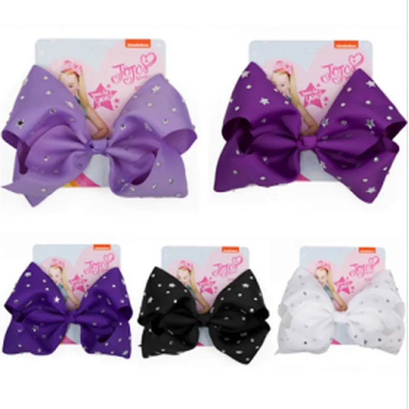 Cross-border children's dotted bow hairpin