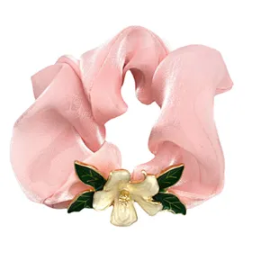 Korean version of the gentle spring and summer large intestine girls from fairy temperament flower rubber ponytail  head rope