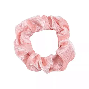 wholesale velvet hair scrunchies Solid color large intestine hair bands simple and versatile hair accessories