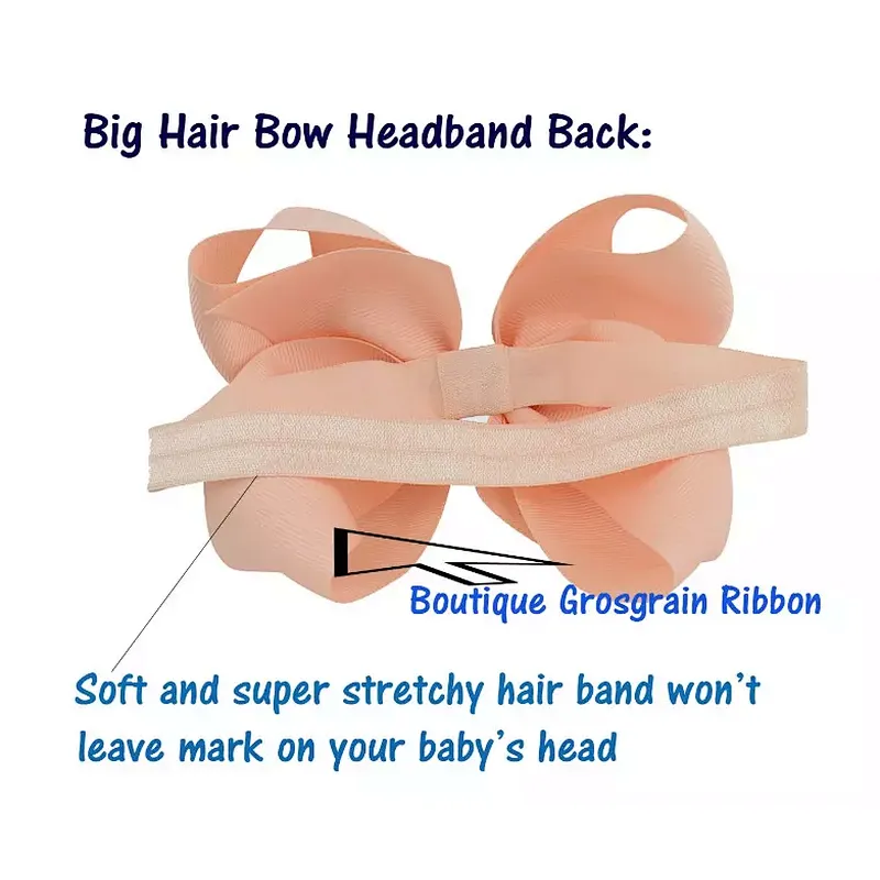 20pcs Baby Girls Hair Bows Headbands 6