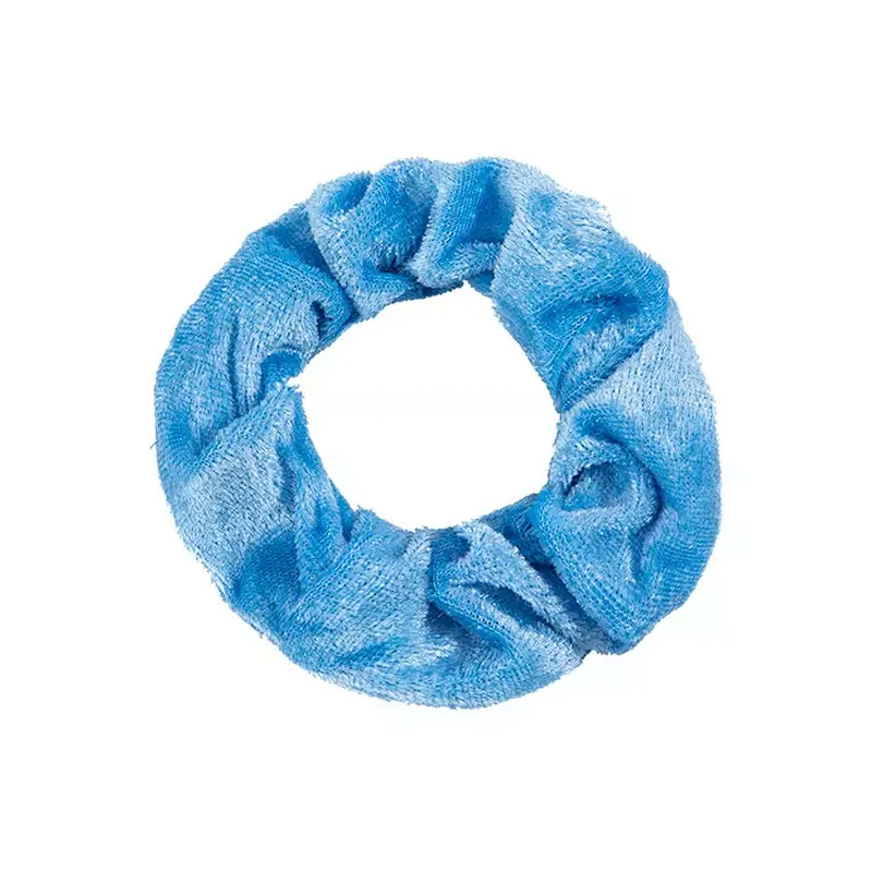 wholesale velvet hair scrunchies Solid color large intestine hair bands simple and versatile hair accessories