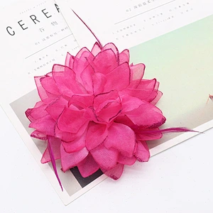Wholesale Kids Cute Flower Customized Artificial Flower Headband Hair Bands For Children