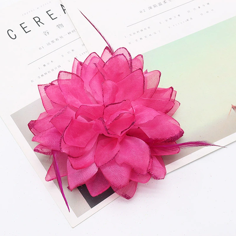 Wholesale Kids Cute Flower Customized Artificial Flower Headband Hair Bands For Children