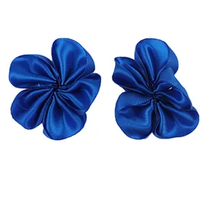 New handmade satin fabric three-dimensional rose flower  flower clothing accessories