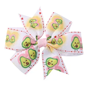 New Children's Jewelry Hot Sale Ribbed With Six Ears Bow Hairpin Headgear