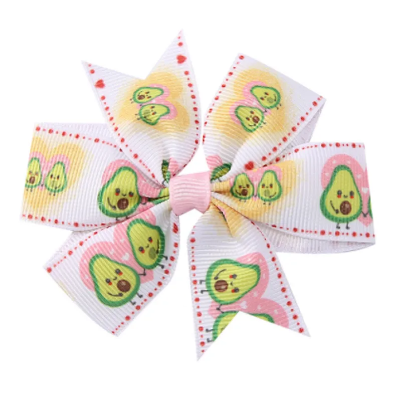 New Children's Jewelry Hot Sale Ribbed With Six Ears Bow Hairpin Headgear