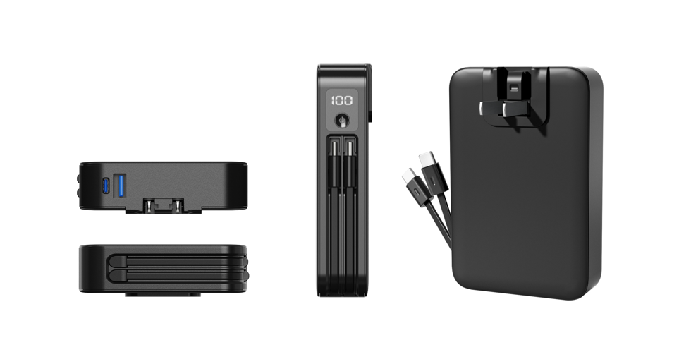 power bank with built in cable