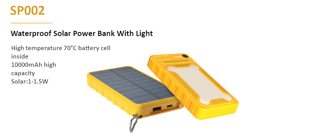solar powered power bank