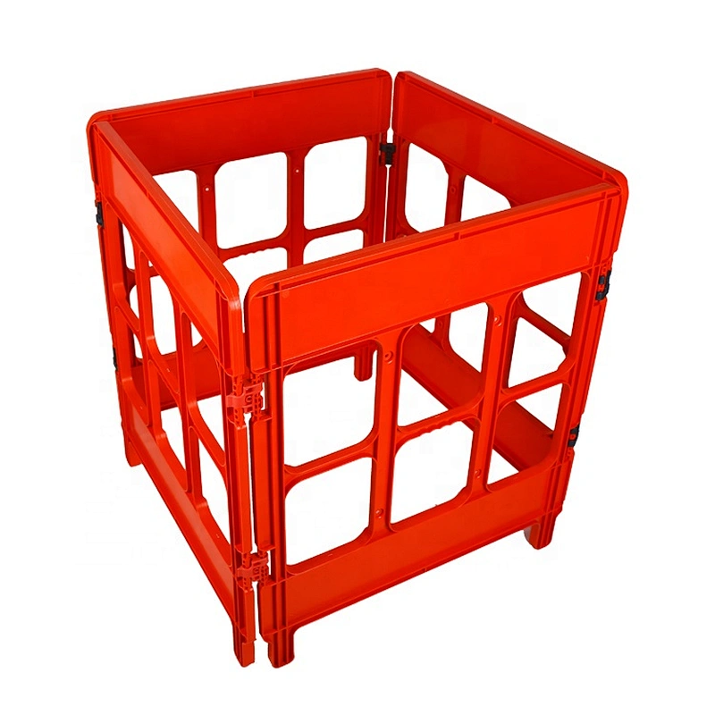 China Best New Products Portable Plastic Temporary Fence Folding Outdoor Traffic Barriers
