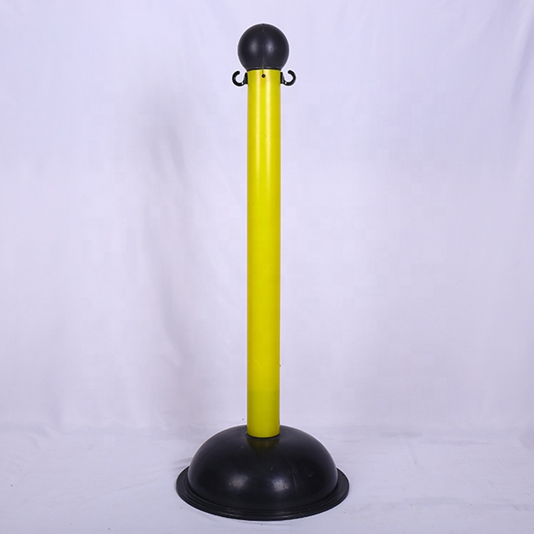 China Factory Top Quality Flexible PU Warning Post Black And Yellow Color Bollard Warning Column