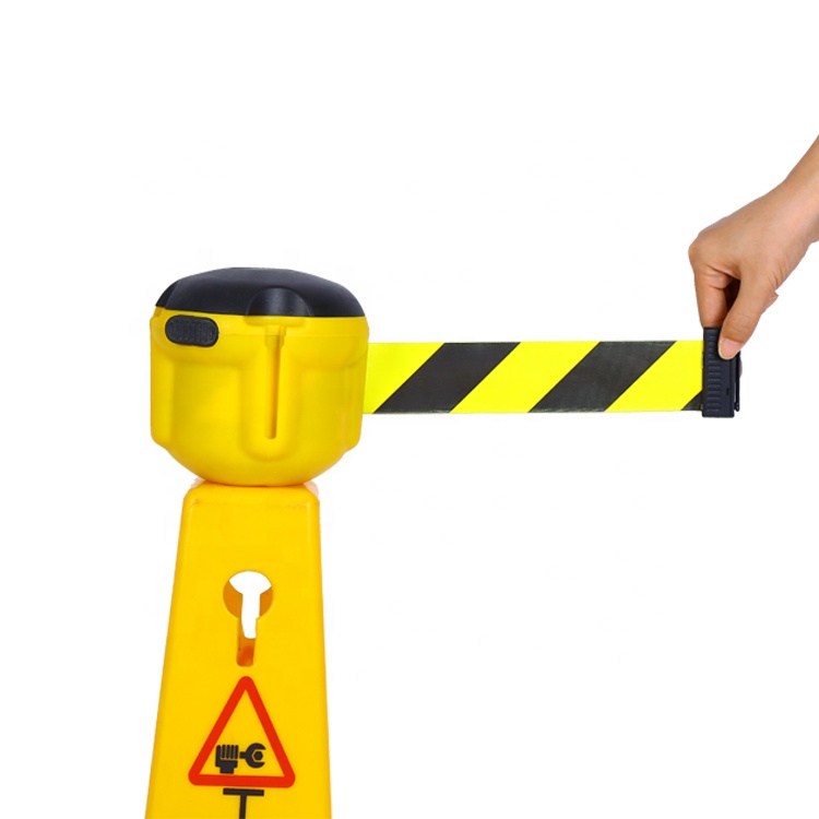 New Products Good Quality Retractable Tape Plastic Traffic Cone Tape Barrier Portable Traffic Cone
