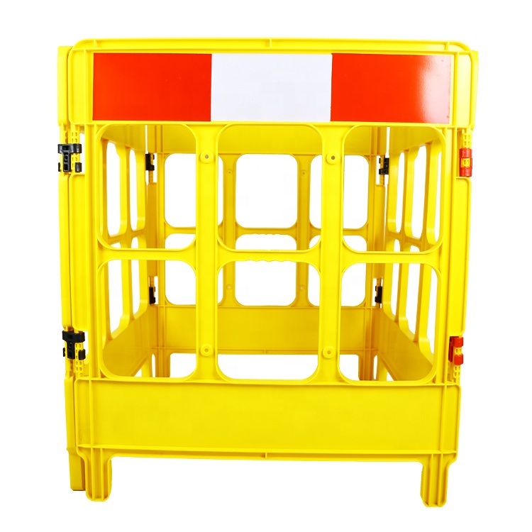 China Best New Products Portable Plastic Temporary Fence Folding Outdoor Traffic Barriers